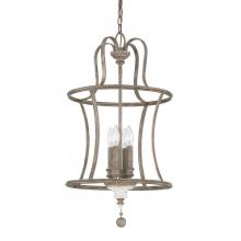 Austin Allen & Co - CA 9A200A - 4-Light Pendant in Distressed Grey and White French Antique