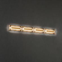 Schonbek Beyond BWS17236-AB - Soiree 36in LED 3000K/3500K/4000K 120V-277V Bath Vanity & Wall Light in Aged Brass with Clear Radi