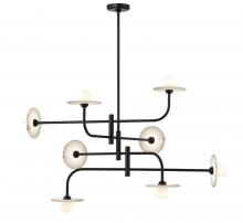 Lib & Co. CA 12052-02 - Teramo, 8 Light LED Chandelier, Matte Black