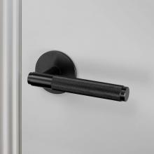 Buster & Punch NLH-02166 - Door Handle Set of 2 / Cross / Conventional / Passage / Black / 41.5mm centre-distance