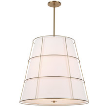 Dainolite ALC-224P-AGB - 4LT Pendant, AGB With WH Shade