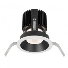 WAC Canada R4RD1T-F830-BKWT - Volta Round Shallow Regressed Trim with LED Light Engine