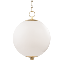 Hudson Valley MDS701-AGB - 1 LIGHT LARGE PENDANT
