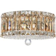 Schonbek 1870 6692H - Plaza 4 Light 110V Close to Ceiling in Stainless Steel with Clear Heritage Crystals