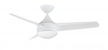 Kendal AC19242-WH - Moderno 42 in. White Ceiling Fan