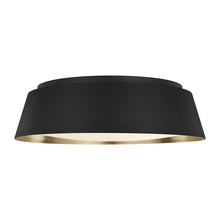 Visual Comfort & Co. Studio Collection EF1005MBK - Large Flush Mount