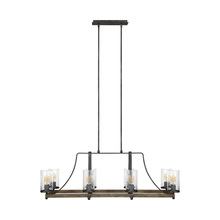 Visual Comfort & Co. Studio Collection F3136/8DWK/SGM - Linear Chandelier