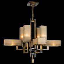 Fine Art Handcrafted Lighting 733840ST - Perspectives 42&#34; Square Chandelier