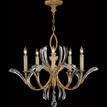 Fine Art Handcrafted Lighting 763040ST - Beveled Arcs 36&#34; Round Chandelier