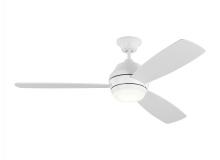 Visual Comfort & Co. Fan Collection 3IKDR52RZWD - Ikon 52-inch indoor/outdoor integrated LED dimmable ceiling fan in matte white finish