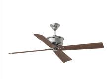 Visual Comfort & Co. Fan Collection 4SBWR56PN - Subway 56&#34; Indoor/Outdoor Polished Nickel Ceiling Fan with Handheld Remote Control